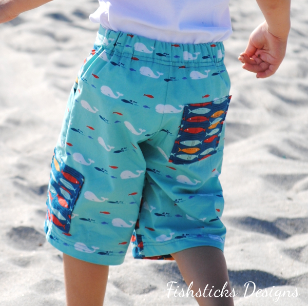 The Sand and Sidewalk Boardshorts and Skate Pants by Fishsticks Designs —  Pattern Revolution